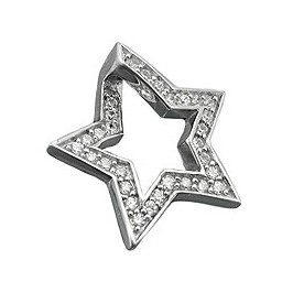 Hängsmycke Star With Zirconia Silver 925