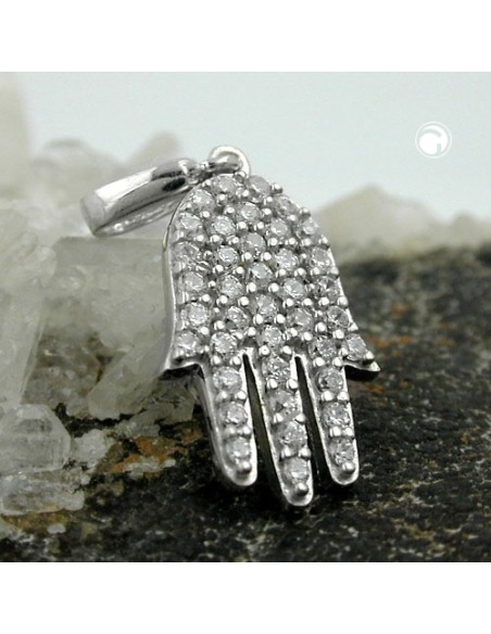Hängsmycke Symbol - Hand Of Fatima Silver 925