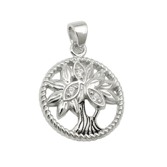 Hängsmycke Tree Of Live Silver 925