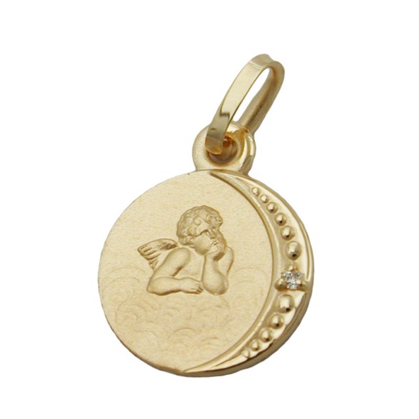 pendant babys christening 9k gold