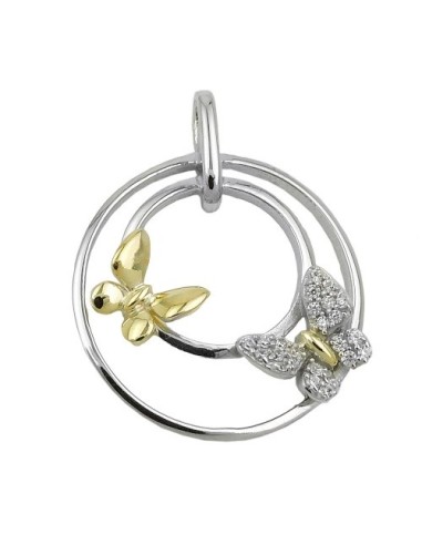 Hängsmycke Two Butterflys Silver 925