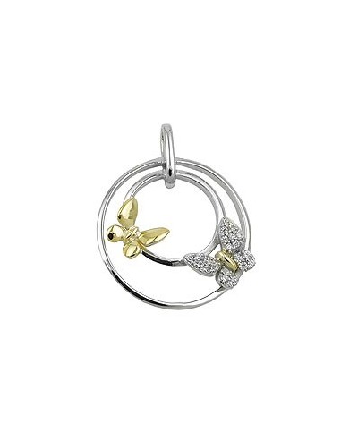 Hängsmycke Two Butterflys Silver 925