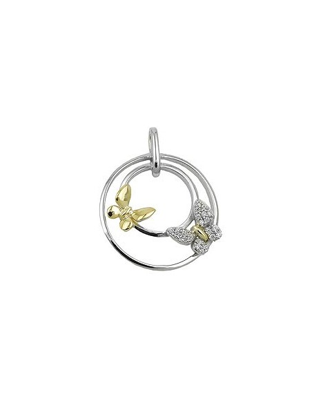 Hängsmycke Two Butterflys Silver 925