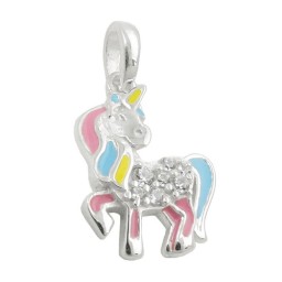 Hängsmycke Unicorn Multicolored Silver 925