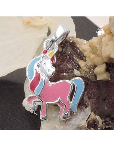 Hängsmycke Unicorn Multicolored Silver 925
