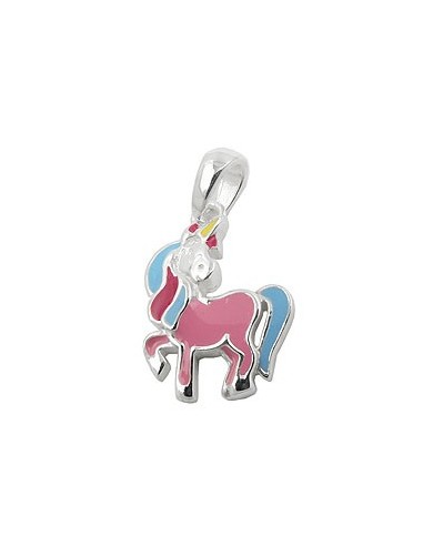 Hängsmycke Unicorn Multicolored Silver 925