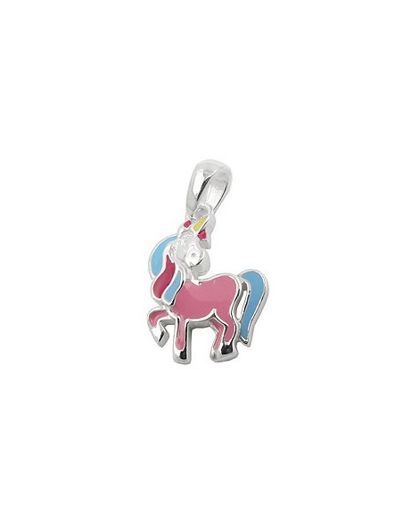Hängsmycke Unicorn Multicolored Silver 925