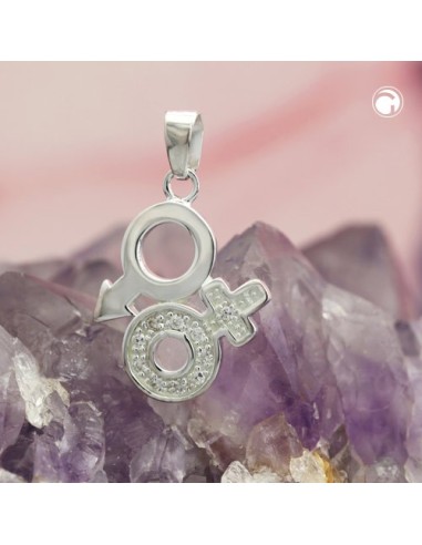 Hängsmycke Venus/ Mars Symbol Silver 925