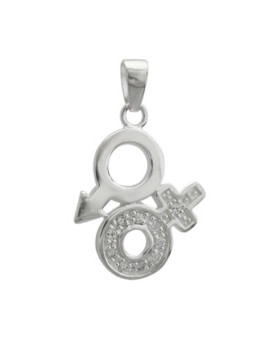Hängsmycke Venus/ Mars Symbol Silver 925