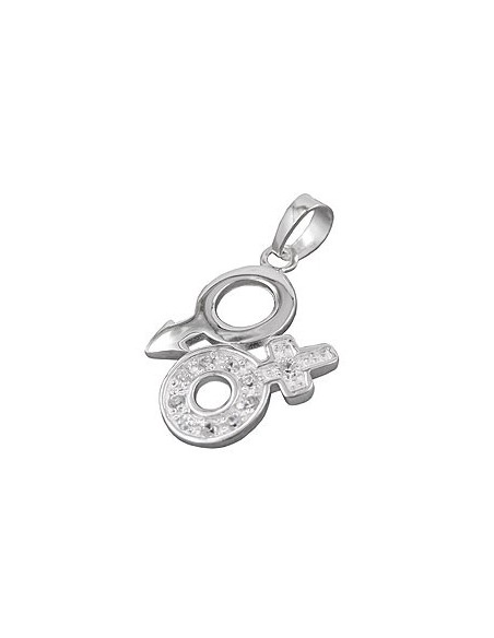Hängsmycke Venus/ Mars Symbol Silver 925
