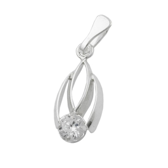 Hängsmycke White Zirconia Silver 925