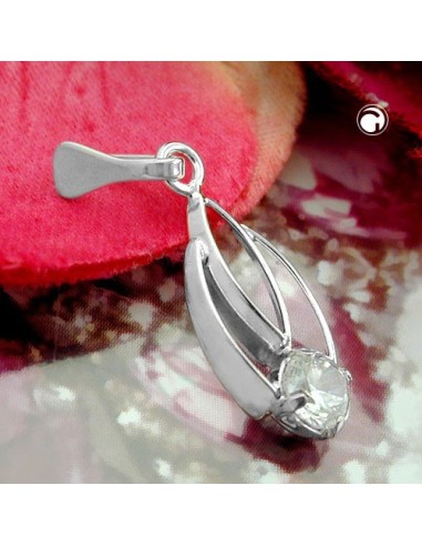 Hängsmycke White Zirconia Silver 925