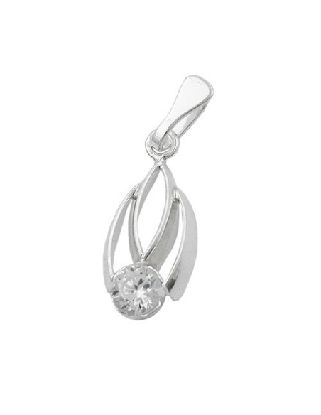 Hängsmycke White Zirconia Silver 925