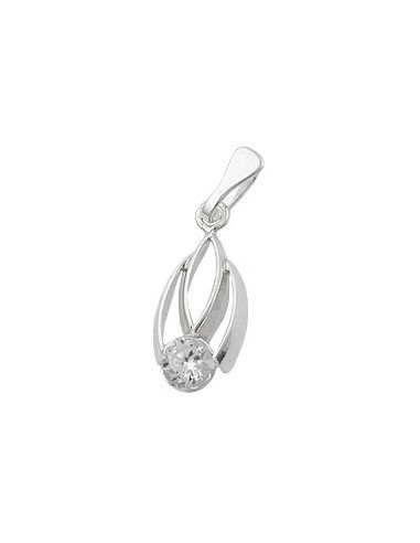 Hängsmycke White Zirconia Silver 925