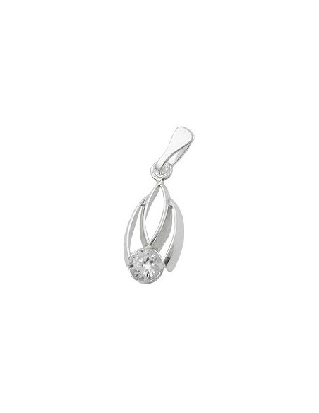 Hängsmycke White Zirconia Silver 925