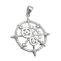 Hängsmycke Wind Rose Silver 925