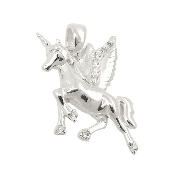 Hängsmycke Winged Horses Unicorn Silver 925