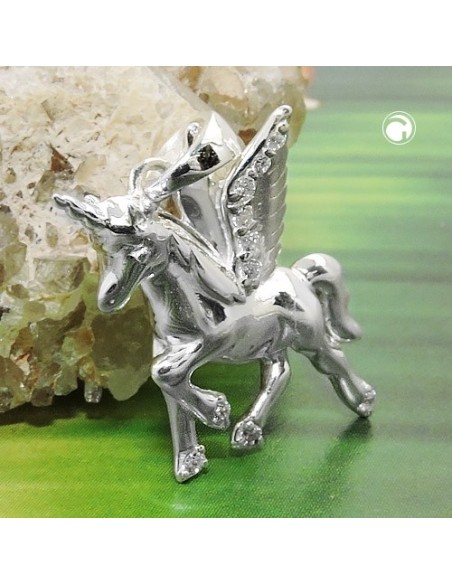 Hängsmycke Winged Horses Unicorn Silver 925