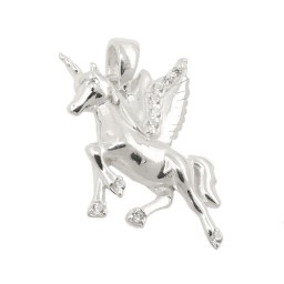 Hängsmycke Winged Horses Unicorn Silver 925