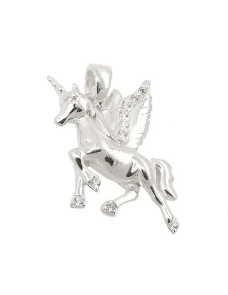 Hängsmycke Winged Horses Unicorn Silver 925