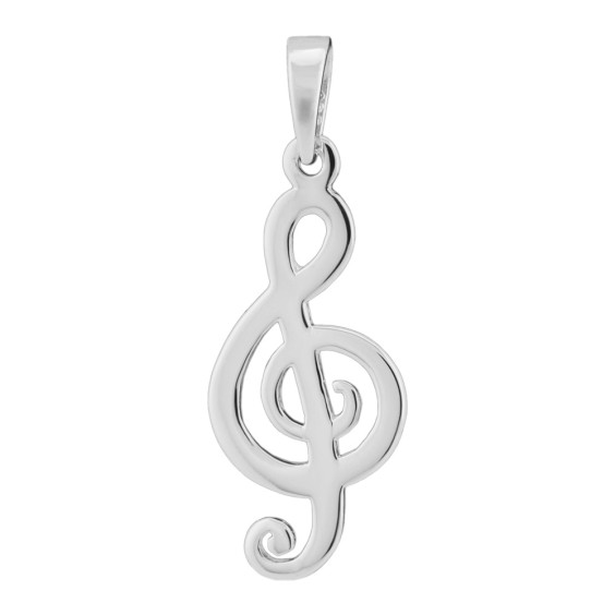 Hängsmycke Violin Clef Silver 925