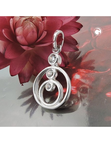 Hängsmycke With Zirconia Silver 925