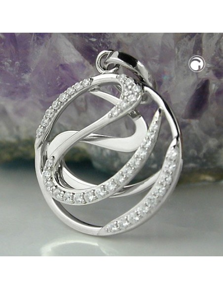 Hängsmycke With Zirconias Silver 925