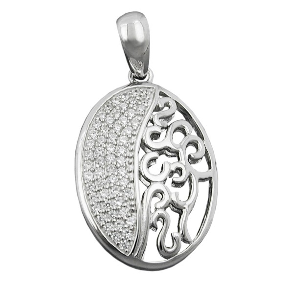 Hängsmycke With Zirconias Silver 925