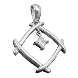 Hängsmycke With Zirconias Silver 925