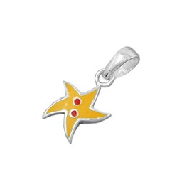 Hängsmycke Yellow Star Silver 925