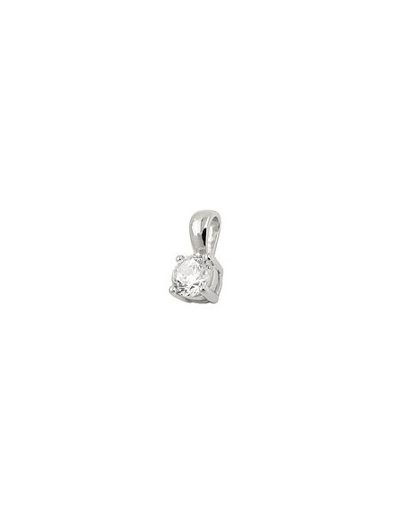 Hängsmycke Zirconia 5mm Silver 925