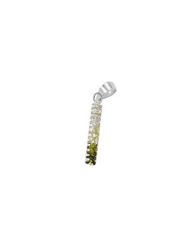 Hängsmycke Zirconia Green-Olive Silver 925