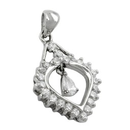 Hängsmycke Zirconia Heart Silver 925