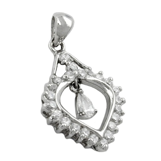 Hängsmycke Zirconia Heart Silver 925