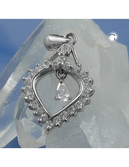 Hängsmycke Zirconia Heart Silver 925