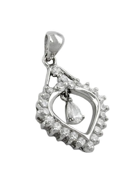 Hängsmycke Zirconia Heart Silver 925