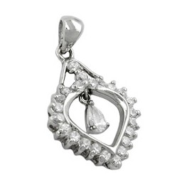 Hängsmycke Zirconia Heart Silver 925