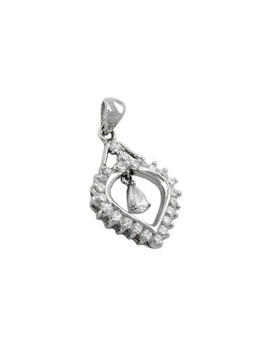 Hängsmycke Zirconia Heart Silver 925