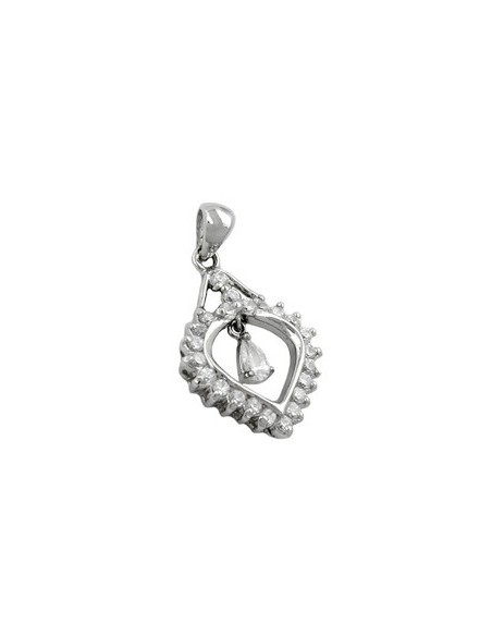 Hängsmycke Zirconia Heart Silver 925