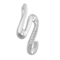 Hängsmycke Zirconia Matt Silver 925