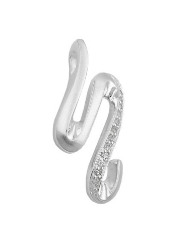 Hängsmycke Zirconia Matt Silver 925