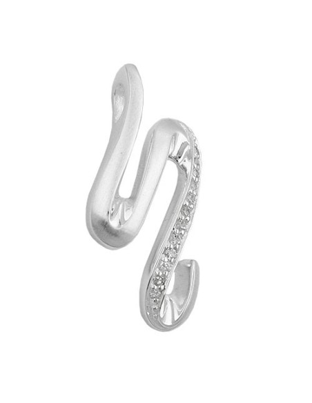 Hängsmycke Zirconia Matt Silver 925