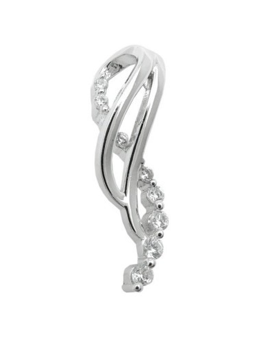 Hängsmycke Zirconia Rhodium Plat Silver 925