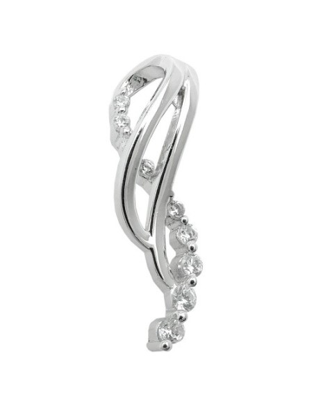 Hängsmycke Zirconia Rhodium Plat Silver 925