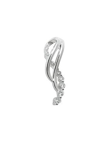 Hängsmycke Zirconia Rhodium Plat Silver 925