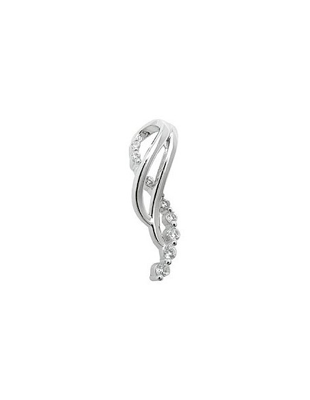 Hängsmycke Zirconia Rhodium Plat Silver 925