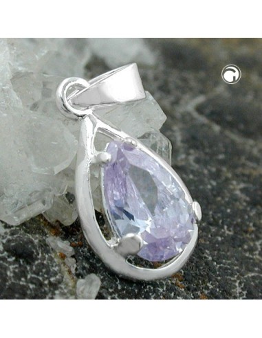 Hängsmycke Zirconia Violet/ Lavendel Silver 925