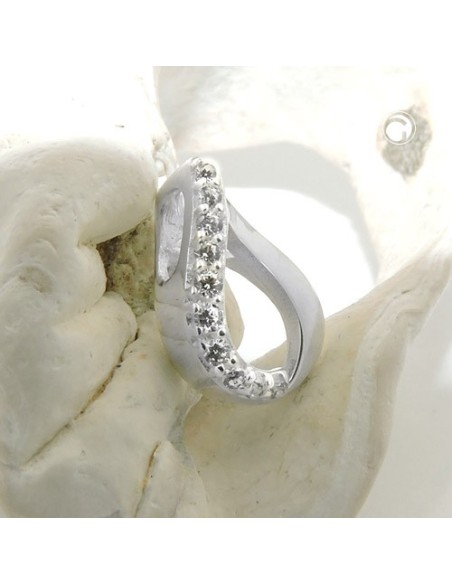 Hängsmycke Zirconias Polished Silver 925
