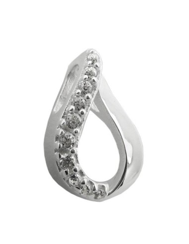 Hängsmycke Zirconias Polished Silver 925