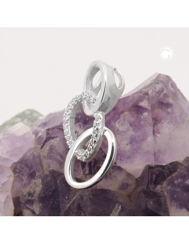 Hängsmycke Zirconias Polished Silver 925